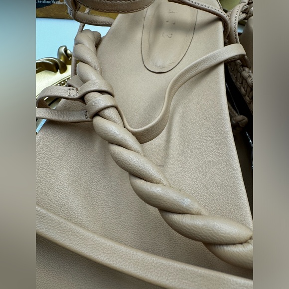 🆕 AJE 🧿 NWOT Tryphena Platform Twist Sandal, Beige - SIZE 37 - Picture 11 of 16